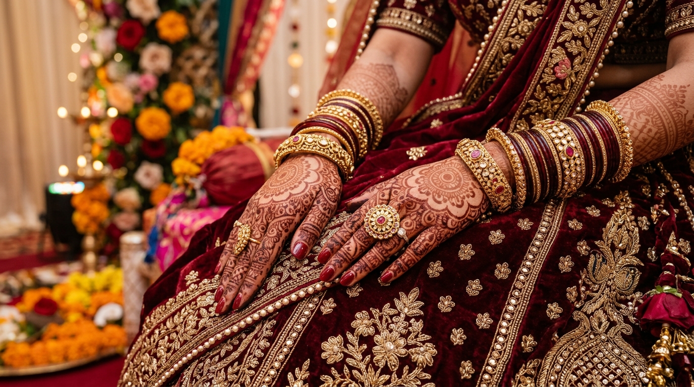 Luxury bridal mehndi henna artwork by Nitesh Mehandi Art Lucknow